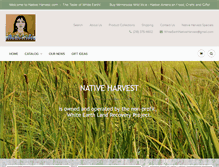 Tablet Screenshot of nativeharvest.com